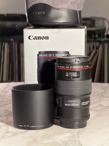 Obiettivo canon 100mm - ef,